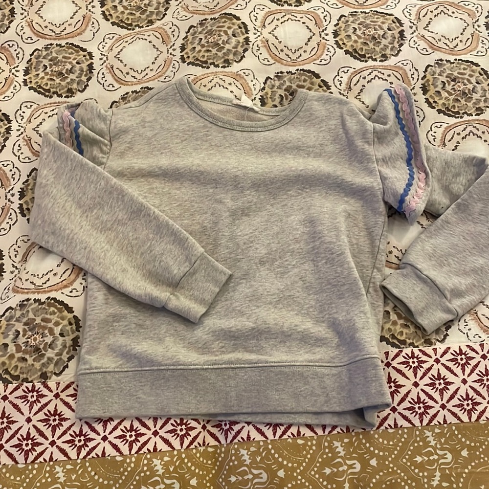 Crewcuts sweatshirt with ruffle shoulder details